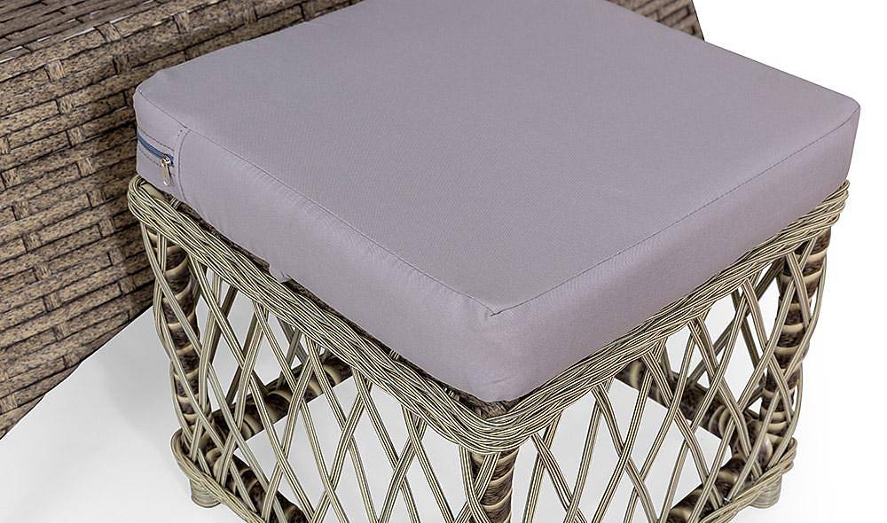 Seremoni Bahçe Masa Takımı - Açık Gri Bahçe Mobilyası