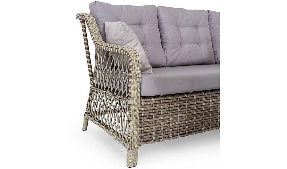 Seremoni Bahçe Masa Takımı - Açık Gri Bahçe Mobilyası