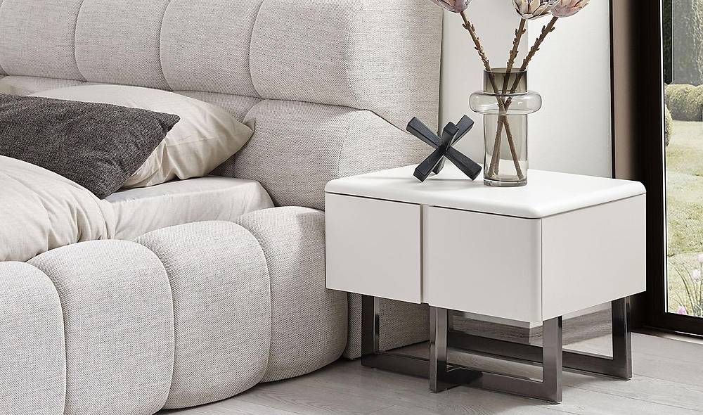 Noma Bazalı Yatak Odası - Köşe Dolaplı Giyinme Odası