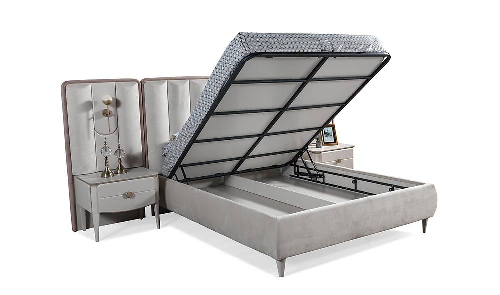 Petunya Bazalı Yatak Odası Yatak Odası