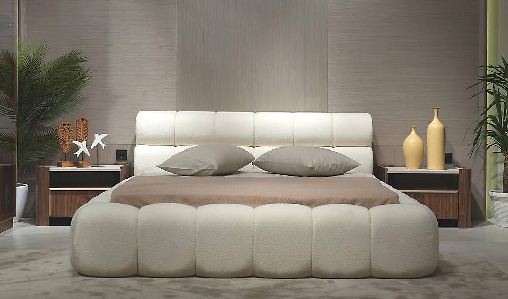 Nuga Bazalı Karyola ve Başlık Yatak Baza Başlık