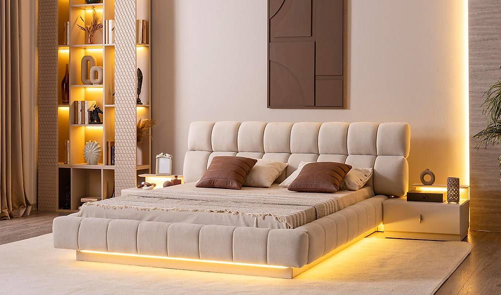 Atelier Karyola ve Başlık Yatak Baza Başlık