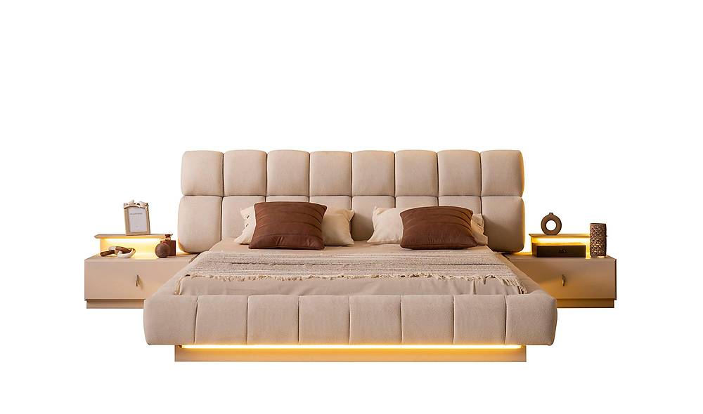 Atelier Karyola ve Başlık Yatak Baza Başlık