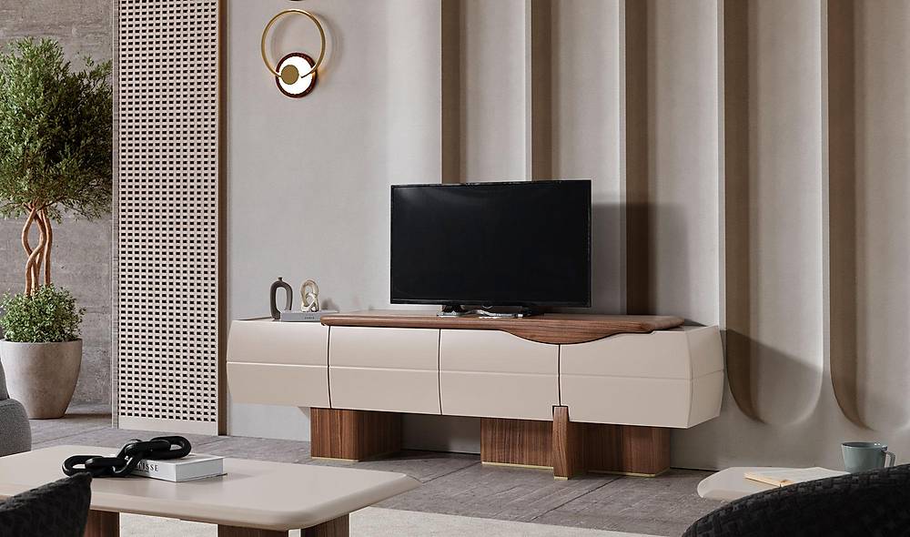 Lizay Tv Ünitesi - Bej TV Ünitesi