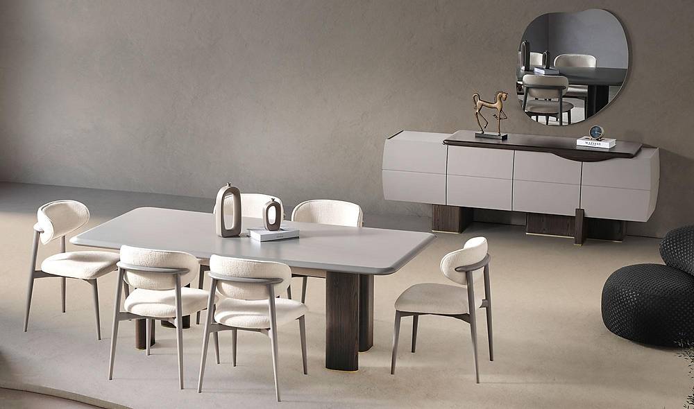 Lizay Yemek Odası - Gri Yemek Odası