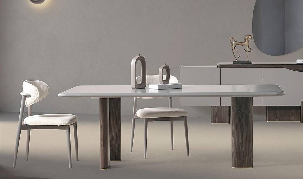 Lizay Yemek Masası Takımı - Gri Yemek Masası Takımı