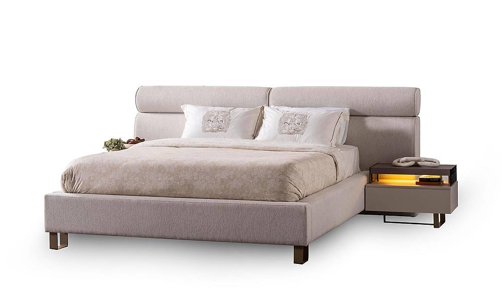 Samara Bazalı Yatak Odası - Köşe Dolaplı Giyinme Odası