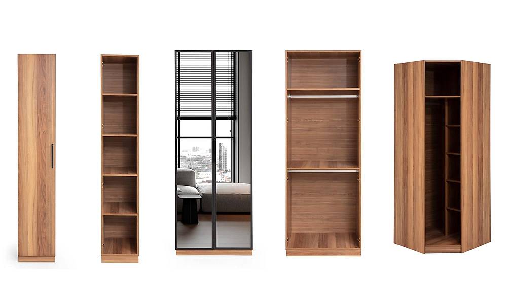 Nora Köşe Gardrop Giyinme Odası