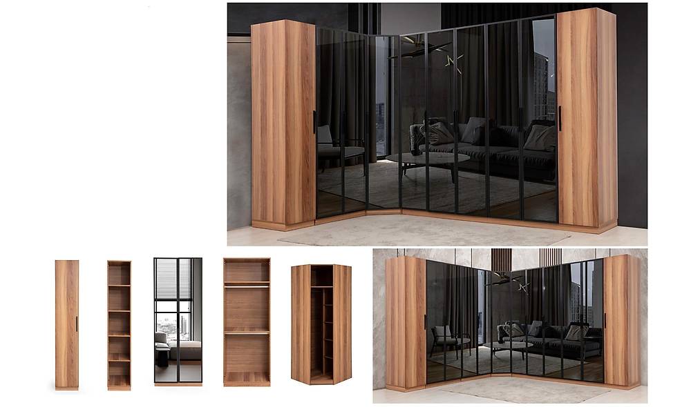 Nora Köşe Gardrop Giyinme Odası