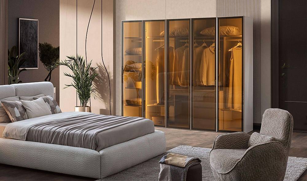 Merry Bazalı Yatak Odası - Reflekte Kapaklı Yatak Odası