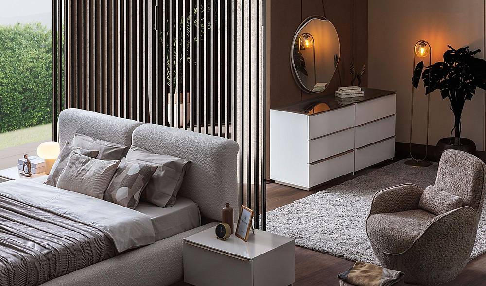 Merry Bazalı Yatak Odası - Mobilya Kapaklı Yatak Odası