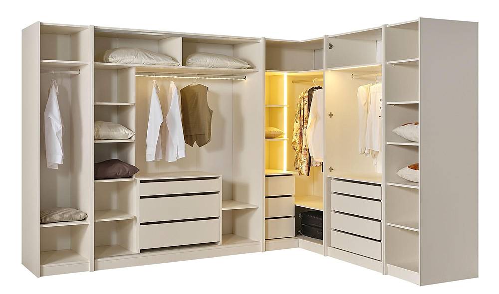 Hennes Köşe Gardrop Giyinme Odası