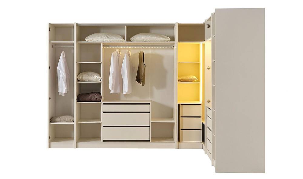 Hennes Köşe Gardrop Giyinme Odası