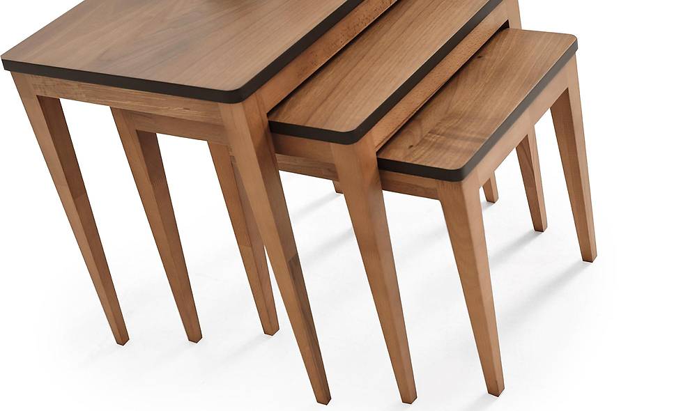 Rowena Zigon Sehpa - Ceviz Sehpa ve Aksesuar