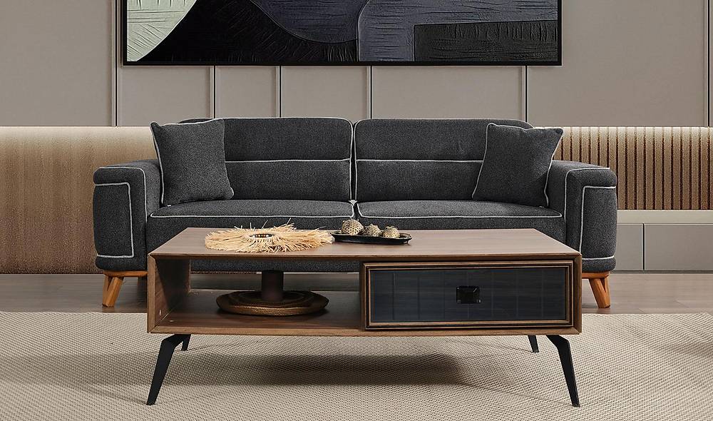 Milda Koltuk Takımı - Gri Koltuk Takımı