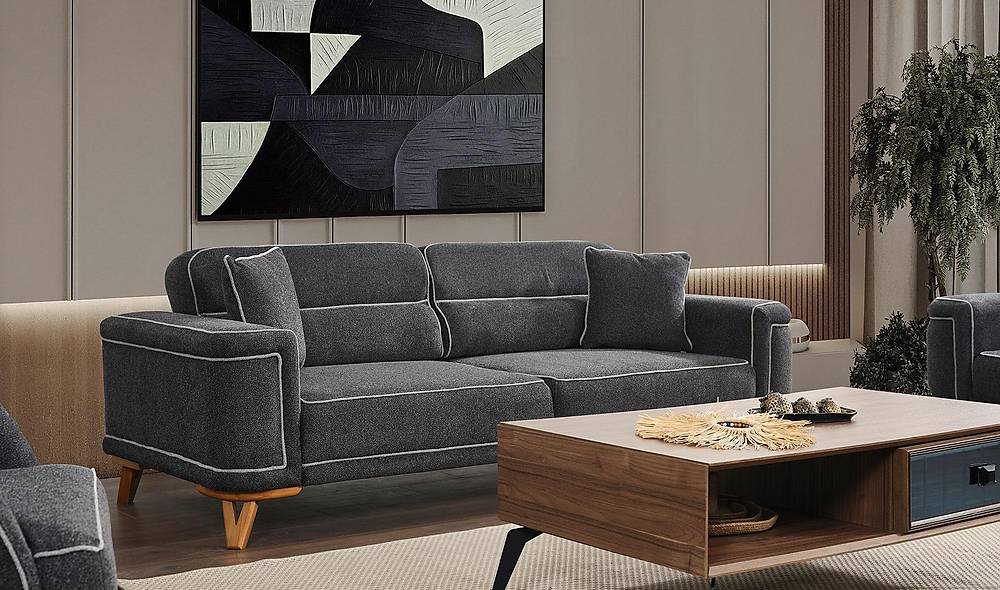 Milda Koltuk Takımı - Gri Koltuk Takımı