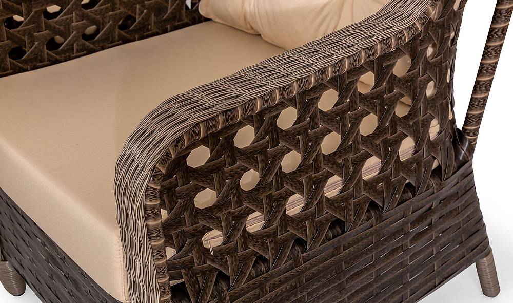 Kanvas Bahçe Masa Takımı - Kahve Bahçe Masa Takımı