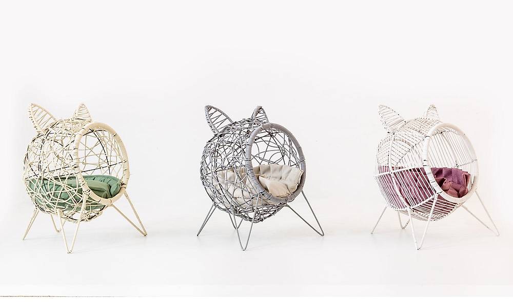 Tlos Kedi Yuvası - Metal Bahçe Aksesuar