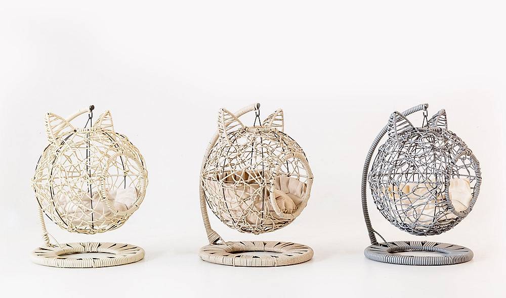 Tlos Kedi Yuvası - Rattan Bahçe Aksesuar