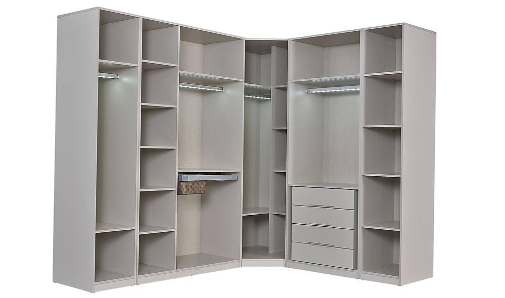 Polker Yatak Odası - Köşe Dolaplı