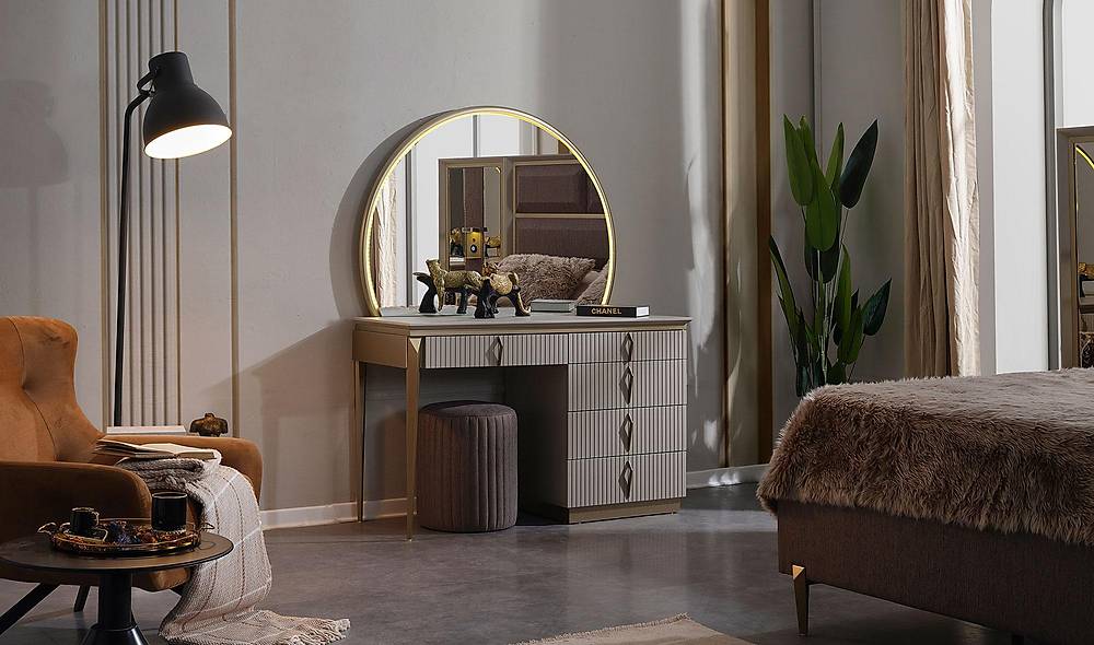 Polker Yatak Odası - Köşe Dolaplı Köşe Dolap