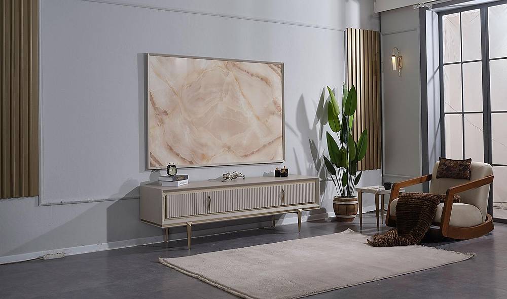 Polker Tv Ünitesi - Panolu TV Ünitesi