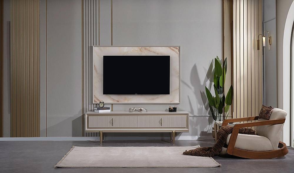 Polker Tv Ünitesi - Panolu TV Ünitesi