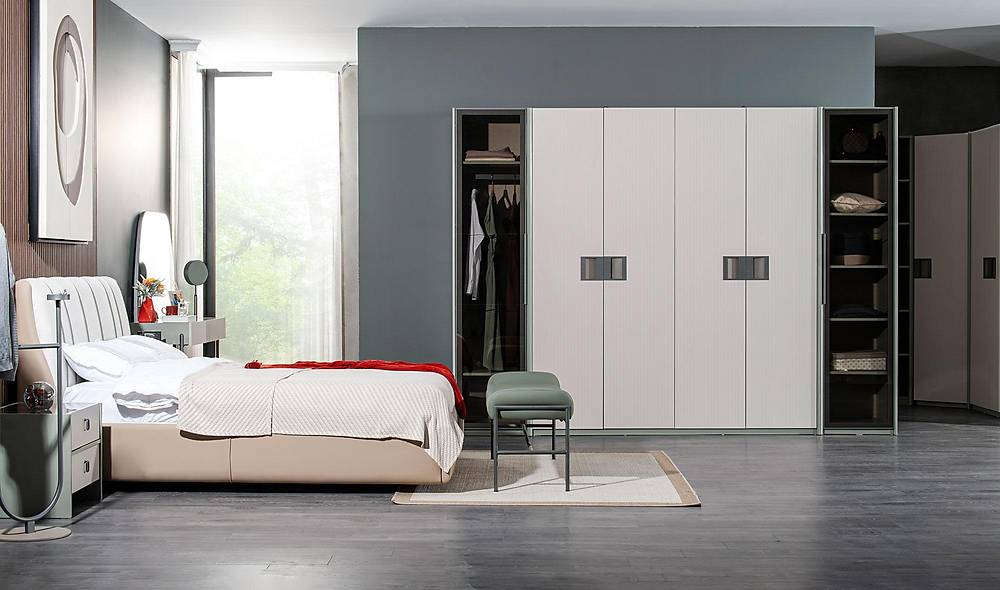 Gardena Bazalı Yatak Odası - 6 Kapılı Yatak Odası