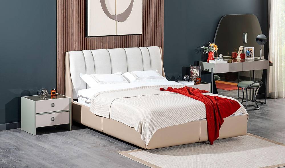 Gardena Bazalı Yatak Odası - 6 Kapılı Yatak Odası