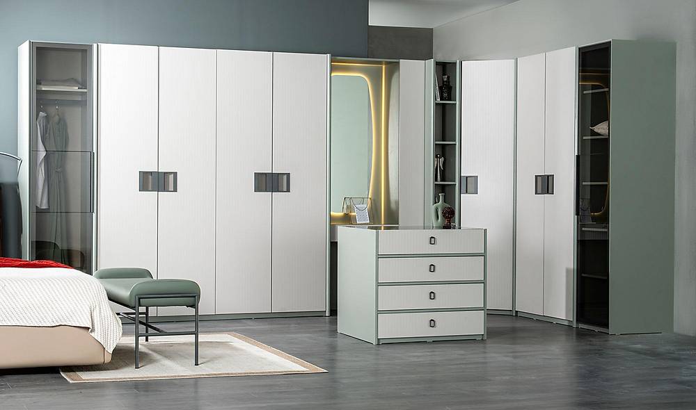 Gardena Gardrop - Köşe Dolaplı Giyinme Odası