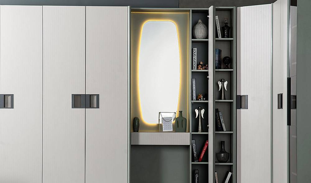 Gardena Gardrop - Köşe Dolaplı Giyinme Odası