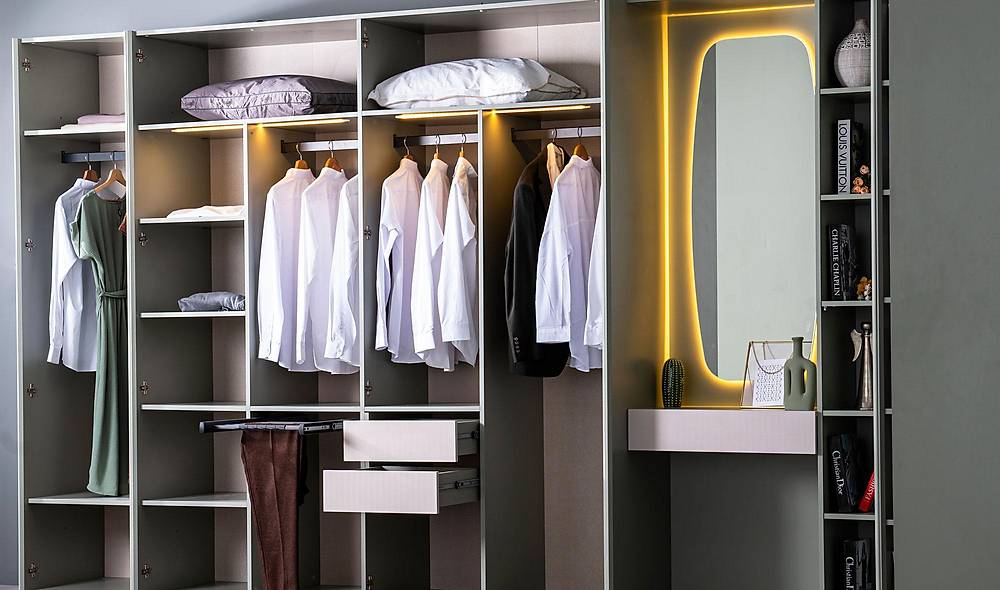 Gardena Gardrop - Köşe Dolaplı Giyinme Odası