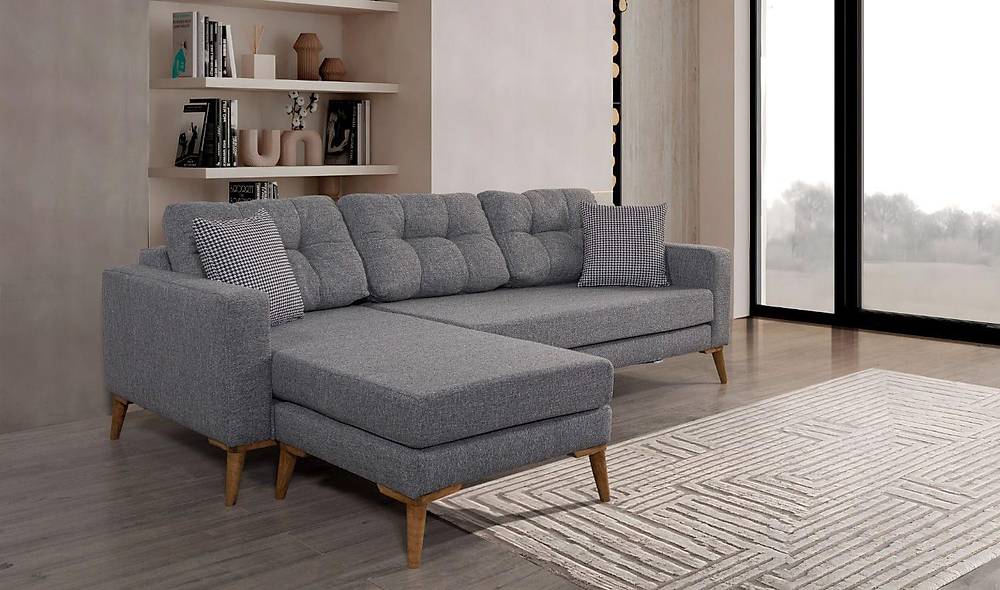 Riva Köşe Takımı - Kapitoneli Köşe Koltuk