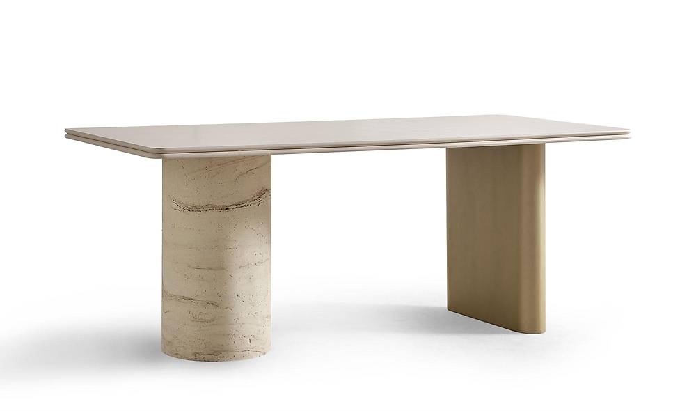 Elizabeth Yemek Masası Takımı - Bej Yemek Masası Takımı