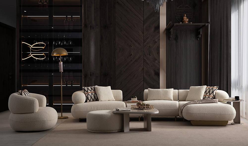 Massimo Köşe Takımı - Sehpalı Köşe Koltuk