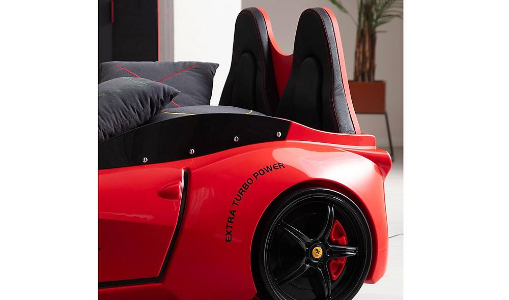 Network Arabalı Genç Odası - Kırmızı Genç Odası