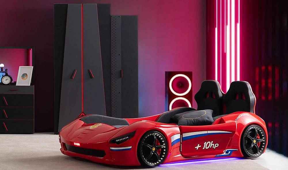 Network Arabalı Genç Odası - Ledli Genç Odası