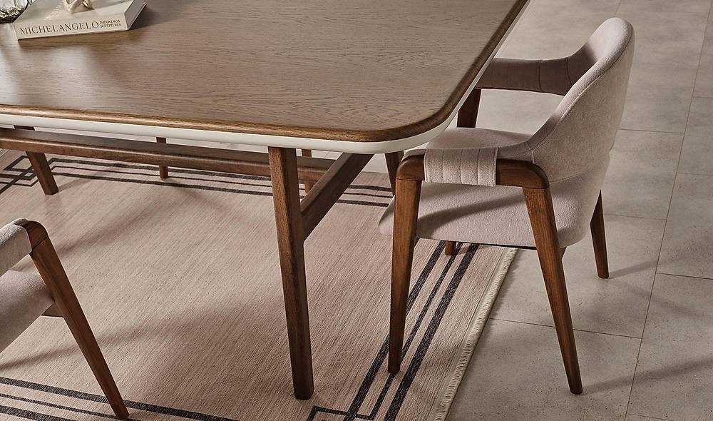 Toronto Yemek Odası - Meşe Yemek Odası