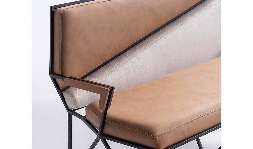 Wave İkili Bahçe Koltuğu Bahçe Oturma Grubu