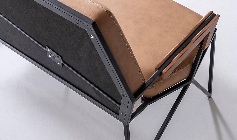 Wave İkili Bahçe Koltuğu Bahçe Oturma Grubu