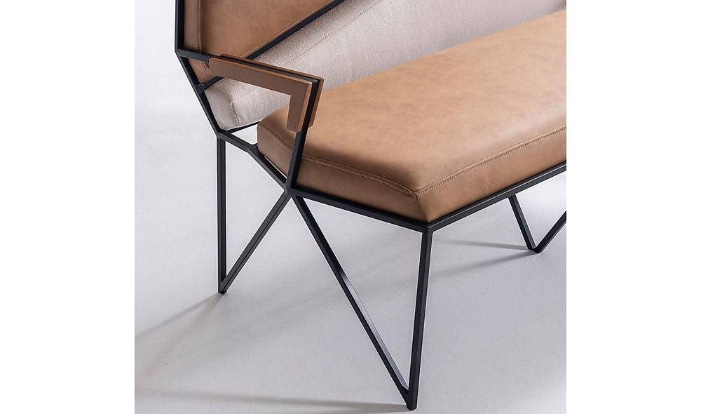 Wave İkili Bahçe Koltuğu Bahçe Oturma Grubu