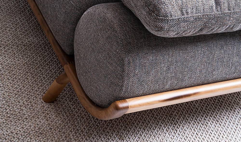 Almeda Köşe Takımı - Gri Köşe Koltuk