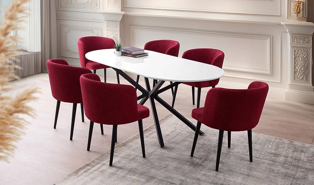 Lara Yemek Masası Takımı - Funny Sandalye Yemek Masası Takımı