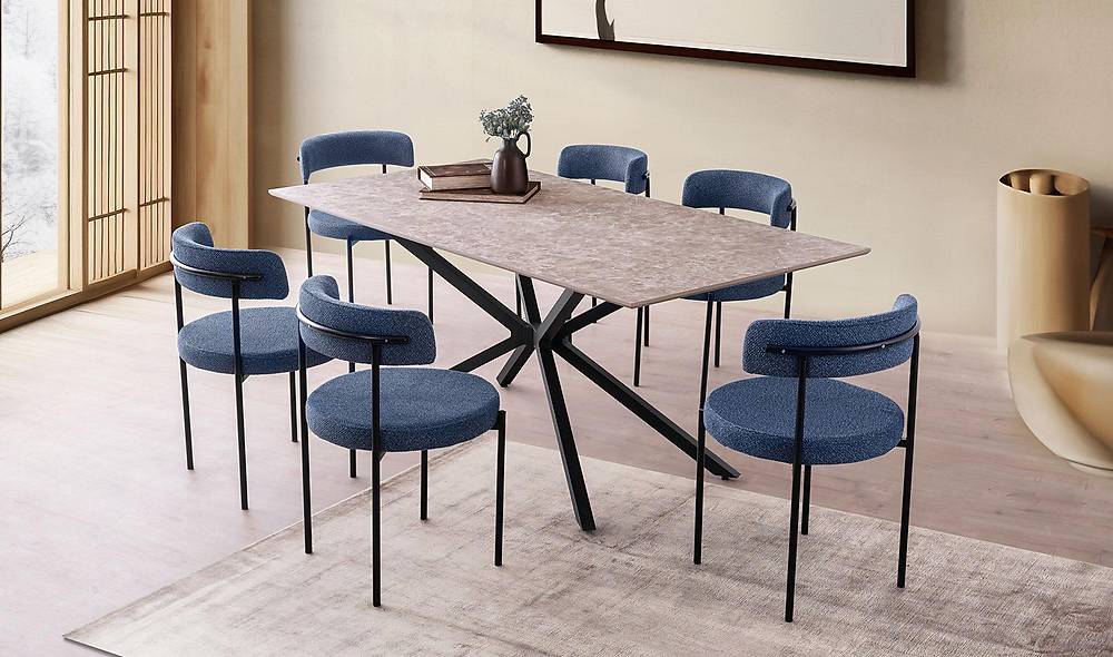 Afora Yemek Masası Takımı - Elvis Sandalye Yemek Masası Takımı