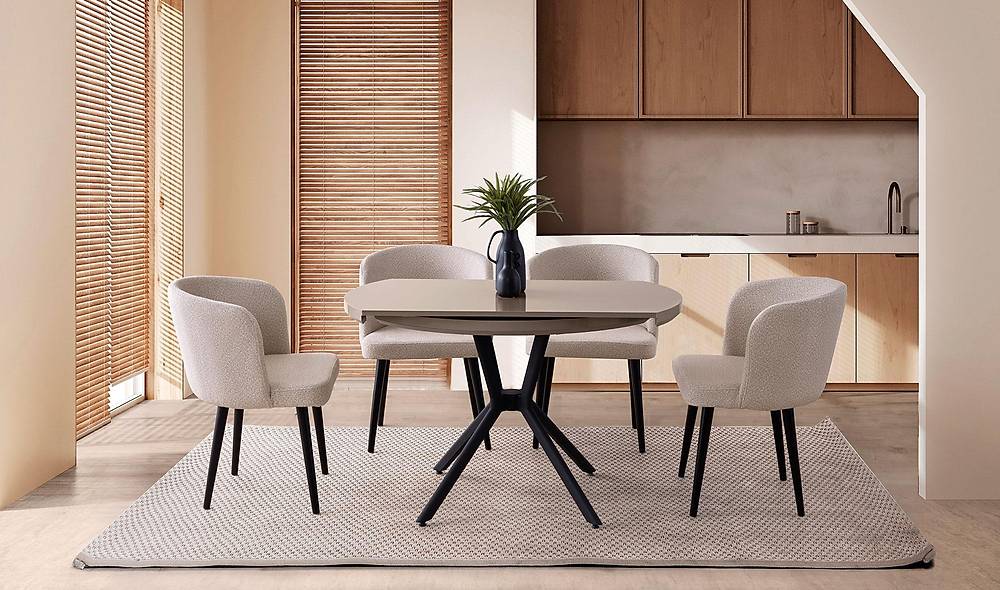 Alara Yemek Masası Takımı - Funny Sandalye Yemek Masası Takımı