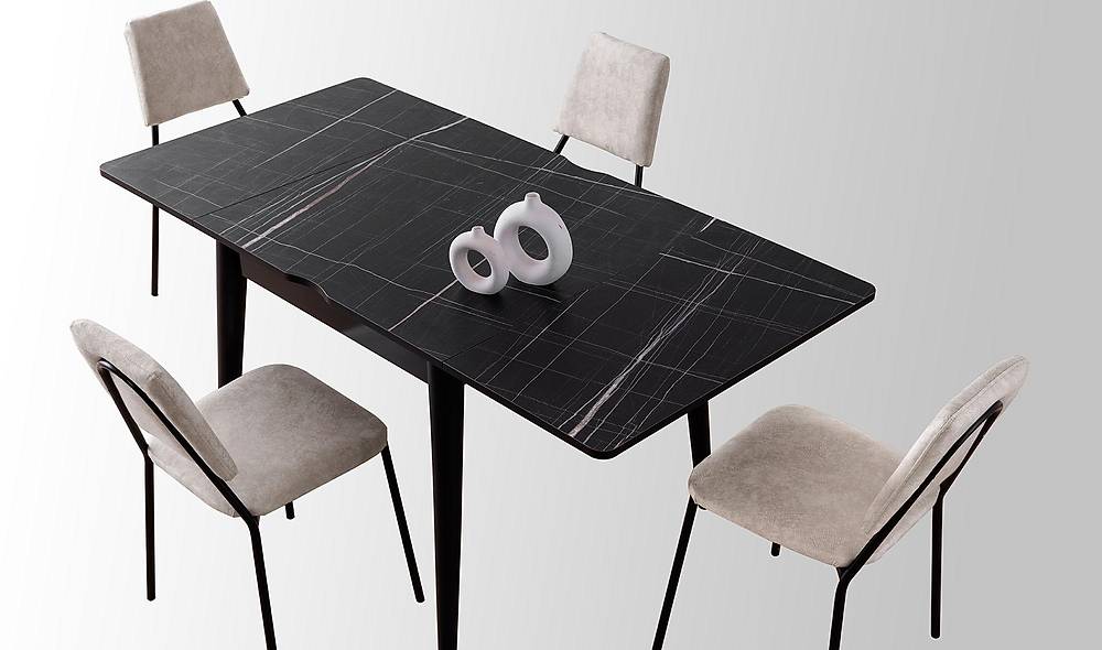 Alfa Yemek Masası Takımı - Alessa Sandalye Yemek Masası Takımı