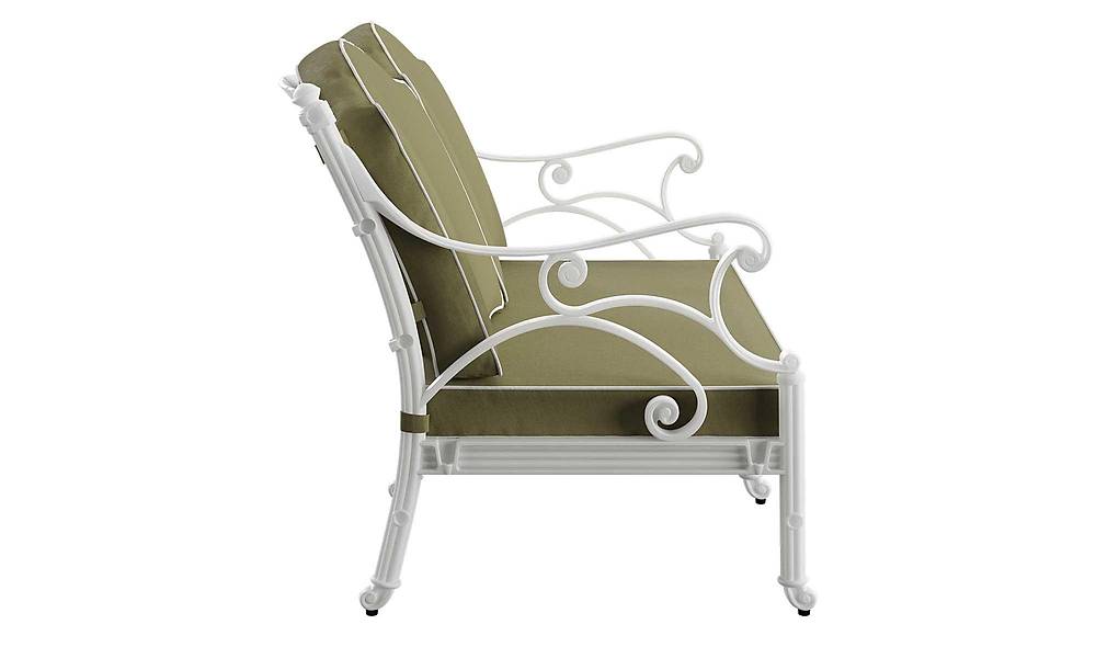 Melani Bahçe Koltuk Takımı - Beyaz Bahçe Oturma Grubu