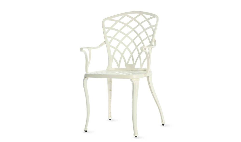 Arbella Oval Bahçe Masa Takımı - Beyaz Bahçe Mobilyası