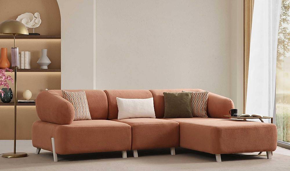 Ramona Köşe Takımı - Somon Köşe Koltuk