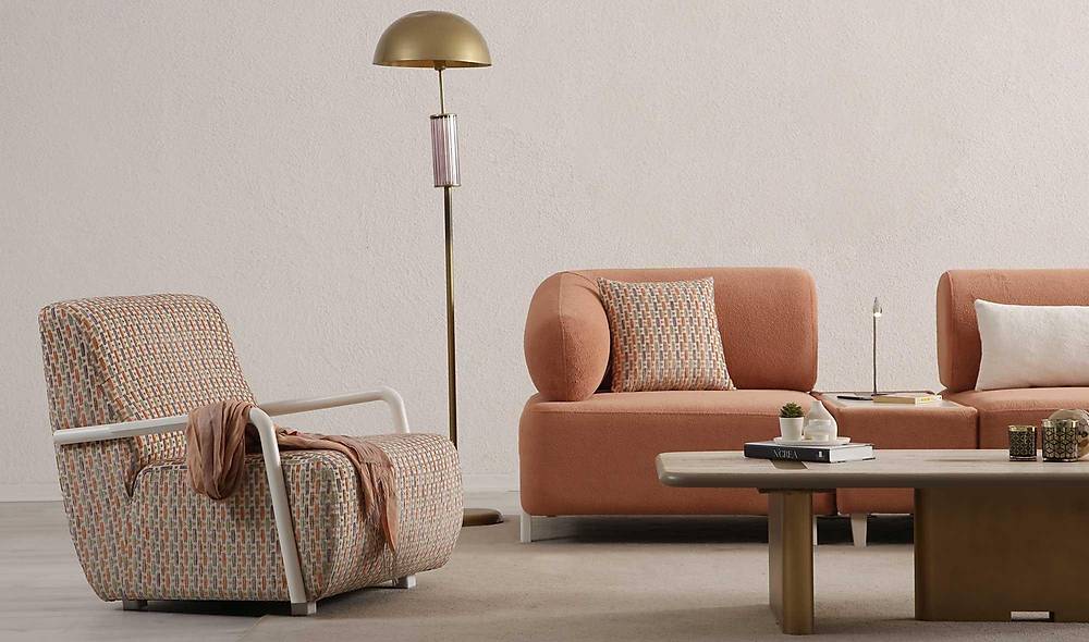 Ramona Köşe Takımı - Somon Köşe Koltuk